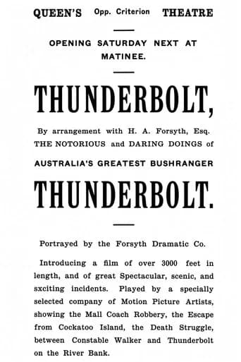 Thunderbolt (1910) poster