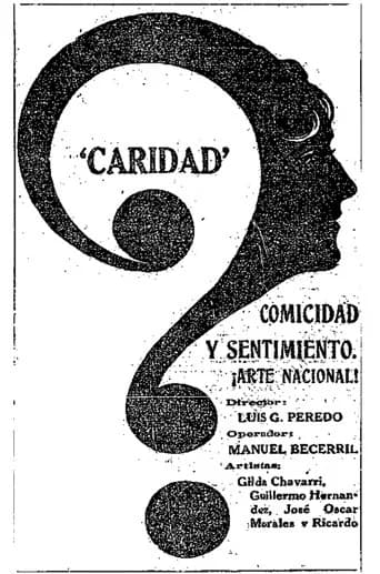 Caridad (1919) poster