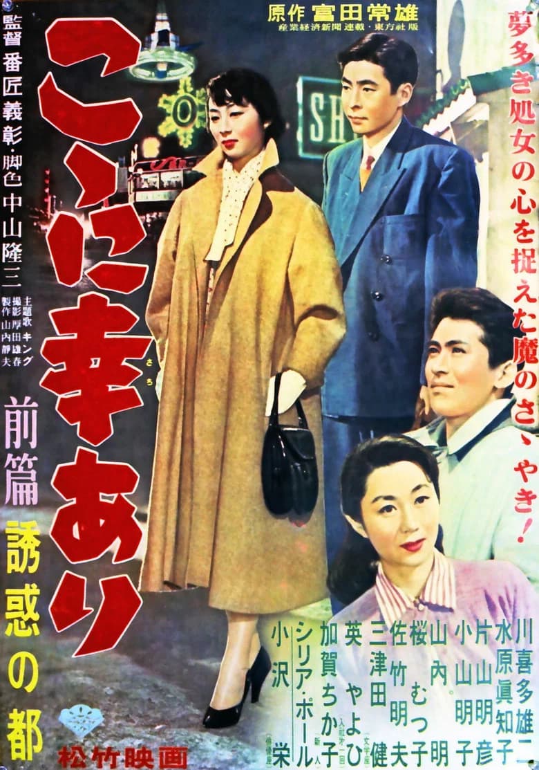 こゝに幸あり・前篇 誘惑の都 poster